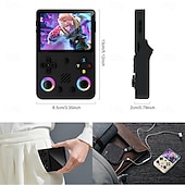 Недорогие Видеоигры-Портативная игровая консоль RG36 PRO профессиональный игровой чип 64GB TF карта 3.5 дюйма IPS экран высокой четкости двойные 3D стика и кнопки RGB цветная подсветка ретро-дизайн Подарок на День