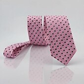 economico Cravatte e papillon da uomo-Per uomo Cravatte Ufficio Classico Strisce e Quadri Serata Formale Data Festa &amp; Sera Festival