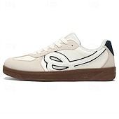 abordables Baskets-Homme Chaussures Décontractées Marche Occasionnel Daim Toile Confortable Antidérapant Respirant Mocassin Rouge Bleu Beige
