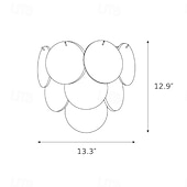 Недорогие Бра-настенный светильник с дисками из розового муранского стекла