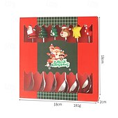 cheap Table &amp; Dining Decor-6Pcs Christmas Spoon and Fork Set Stainless Steel Christmas Tree Tea Coffee Dessert Ice Cream Tableware Creative Cutlery Gift for Home Holiday Party