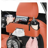 cheap Vehicle Service-3-in-1 Car Backseat Organizer with Tissue Box &amp; Cup Holder Multifunctional Storage Bag for Vehicle Seat, Keep Your Car Neat and Tidy