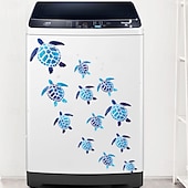 baratos Adesivos de Parede-Adesivo de parede de bolha de tartaruga, design subaquático de tartaruga marinha e bolhas, decalque de parede removível, decoração criativa para sala de estar, sofá, fundo, arte decorativa para quarto