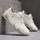 billige Ankelstøvler-Hvite, lette herresneakers med polstret såle og pustende design, komfortable, avslappede tursko for løping, trening og reiser