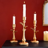 abordables Sculptures-1pc européen rétro résine cocotier en forme de décoration de la maison chandelier décoration de bureau à domicile et embellissement chandelier ornement adapté à la décoration de bureau dans les