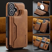 Недорогие Чехлы для iPhone-телефон Кейс для Назначение iPhone 17 i16 15 14 Pro Max Plus 13 Pro Max Кейс на заднюю панель Защита от удара Ретро ТПУ ПК Кожа PU