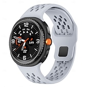 Χαμηλού Κόστους Ζώνες ρολογιών Samsung-Παρακολουθήστε το συγκρότημα για Samsung Galaxy Ρολόι 8 40/44mm Ρολόι 8 Classic 46mm σιλικόνη Αντικατάσταση Λουρί Αδιάβροχη Ρυθμιζόμενο Γυναίκες άνδρες Αθλητικό Μπρασελέ Μοντέρνο Κούμπωμα Περικάρπιο