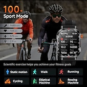 Nowy globalny smartwatch 2,01 cala, 1100 mAh, duża bateria, kompas LED, męski zegarek sportowy do użytku na świeżym powietrzu, asystent głosowy, połączenia bezprzewodowe tanie Inteligentne bransoletki-Nowy globalny smartwatch 2,01 cala, 1100 mAh, duża bateria, kompas LED, męski zegarek sportowy do użytku na świeżym powietrzu, asystent głosowy, połączenia bezprzewodowe