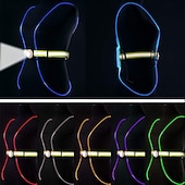 levne Dekorativní světla-LED běžecká vesta s předním světlem, reflexní outdoorové vybavení pro muže/ženy, nastavitelné LED světlo pro noční běh, cyklistiku a venčení psů, dobíjecí přes USB, více režimů svícení