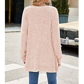 halpa Naisten Yksinkertaiset Paidat-Naisten Pusero Yhtenäinen väri Tyylikäs Vapaa-aika Pitkähihainen Tiukka pyöreä kaula-aukko Tavalliset topit Päivittäin Rypytetty Ruohonvihreä Musta Punastuvan vaaleanpunainen Viini Sininen Kevät