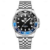 abordables Relojes de Cuarzo-OLEVS 5657 relojes de cuarzo de lujo regalo para hombres marca top reloj de vestir mecánico automático luminosa con calendario de acero inoxidable