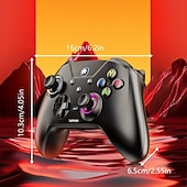 זול בקרי משחק-בקר המשחק האלחוטי של lenovo s02 מגניב, תואם לפלטפורמות מרובות, שליטה מדויקת במיוחד, נייד, אחיזה נוחה, עיצוב, מראה אופנתי, מתאים למשחקי מחשב, מתאים למכשירים ניידים