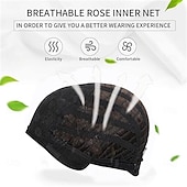 baratos Perucas Casam-Peruca longa castanha para homem, cabelo liso, sintética, resistente ao calor, ideal para uso diário, festas e fantasias.