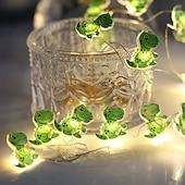economico Strisce LED-Luci a stringa a LED in filo di rame, ghirlanda a forma di dinosauro, 2 m, 20 LED, alimentate a batteria, per Natale, matrimonio, compleanno, festa, vacanza, decorazione per cameretta dei bambini,