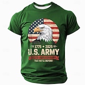  4th of July 2026 250th Memorial Day Patriotic Patriot Graphic American Flag T-Shirt