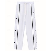 economico Gamba Dritta-Confezioni multiple 2 pezzi Per uomo Nero + Cachi Pantaloni da tuta Pantaloni Pantaloni della tuta a gamba dritta Coulisse Elastico in vita Semplice Sport &amp; Outdoor Abbigliamento quotidiano Poliestere