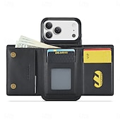 Недорогие Чехлы для iPhone-телефон Кейс для Назначение iPhone 17 Pro Max i16 15 14 Pro Max Plus 13 Pro Max Кейс на заднюю панель Защита от удара Ретро ТПУ ПК Кожа PU