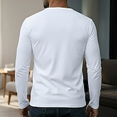 Herren T-Shirt Langarmshirt Langarm V Ausschnitt Sommer Ganzjahres Einfarbig Täglich Lässig Streetstyle Rein Outdoor Straße Lässig Schwarz Weiß Wein Top T-Shirt für Herren preiswerte Lässige T-Shirts für Herren-Herren T-Shirt Langarmshirt Langarm V Ausschnitt Sommer Ganzjahres Einfarbig Täglich Lässig Streetstyle Rein Outdoor Straße Lässig Schwarz Weiß Wein Top T-Shirt für Herren