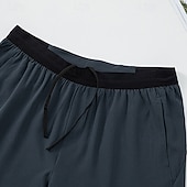 baratos Calças de Corrida &amp; Meias-Homens Calças de moletom com punhos calças esportivas Banda Refletora Bolso com zíper Cintura Alta Calças Ginásio Roupa Esportiva Dar certo Primavera Outono Elástico Respirável Academia Exercite-se