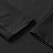 Χαμηλού Κόστους T-shirts και αμάνικα μπλουζάκια για τρέξιμο-Ανδρικά Μονόχρωμο Tricou de Alergat Πουκάμισο γυμναστικής Αθλητική κορυφή Φθινόπωρο / Χειμώνας Τρίμηνο φερμουάρ Μακρυμάνικο Ένδυση γυμναστικής και άθλησης Moale Αναπνέει