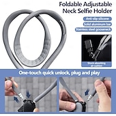 cheap Phone Holder-Neck-hanging phone mount for first-person perspective shooting chest-mounted stabilizer for outdoor sports filming anti-shake accessory