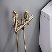 baratos Torneiras de Banheira-Bidé torneira Cromado Auto-limpeza Moderna