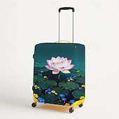 abordables Ropa de casa y zapatillas para el hogar-Funda elástica para maleta con estampado floral, protector de equipaje de viaje