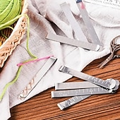 levne umění, řemesla a šití-10/20 ks stříbrně šedých spon na šikmou stuhu s vestavěným pravítkem, šicími a prošívacími nástroji pro kutilské projekty a tvoření s látkami