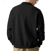 abordables Sudaderas Básicas_-Hombre Sudadera Gris Claro Diseño Plano Bolsillo Diario Deporte Festivos Poliéster Ropa de calle Básico Casual Primavera &amp; Otoño Ropa Sudaderas con capucha Sudaderas Manga Larga