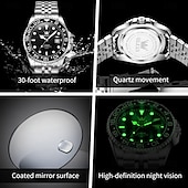 abordables Relojes de Cuarzo-OLEVS 5657 relojes de cuarzo de lujo regalo para hombres marca top reloj de vestir mecánico automático luminosa con calendario de acero inoxidable