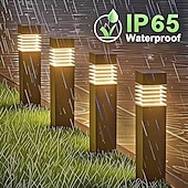 baratos Luzes e lanternas de caminho-Luz de fadas para paisagem de jardim com energia solar, luz de gramado para decoração de quintal doméstico, iluminação externa à prova d&#039;água, 1 peça