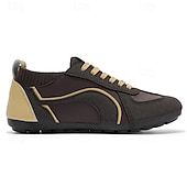 baratos Tênis Casuais-Tênis casual masculino amarelo e preto com design de malha respirável, calçado leve e antiderrapante para caminhadas ao ar livre, viagens e estilo cotidiano