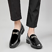 preiswerte Slipper-grüne Herren-Loafer aus Kunstleder mit goldenen Zierschlaufen – elegante Weihnachtsfeier-Schuhe für stilbewusste Männer