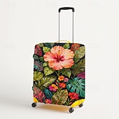 abordables Ropa de casa y zapatillas para el hogar-Funda elástica para maleta con estampado floral, protector de equipaje de viaje