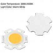 preiswerte LED-Kolbenlichter-5 Stück 10 Stück COB-LED-Lichtchipperlen, leuchtende Oberfläche 11 mm, 3/5/7/10 W, 260 mA, DIY-Energiesparlampe für Scheinwerfer, Flutlicht, Packung mit warmweißem/weißem/natürlichem Licht