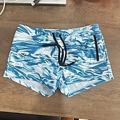 economico Costumi da bagno &amp; Pantaloni da surf-Per uomo Costume da bagno Costume da Bagno Pantaloni da bagno Mimetico Coulisse Elastico Traspirante Pantaloni Surf Bikini Immersione Estate