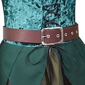 voordelige Outfits-Retro vintage Middeleeuws Renaissance Jurken Vleugels Oren Elf Kostuum Dames Fantasie Halloween Carnaval Maskerade Prestatie Feest LARP Volwassenen Kleding Vleugels Oorbel