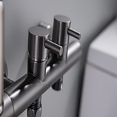 baratos Torneiras de Banheira-Bidé torneira Cromado Auto-limpeza Moderna