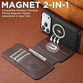 お買い得  iPhone用ケース-電話 ケース 用途 iPhone 17 Pro Max 17 16 15 14 Pro Max 13 Pro Max バックカバー 耐衝撃 レトロ風 PUレザー