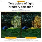 abordables Luces de paisaje-Luces solares para árboles, focos exteriores, apliques impermeables para exteriores, iluminación de patios y jardines, luces solares de atardecer, luces navideñas para el hogar, patio, garaje, césped