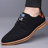 abordables Occasionnel-Homme Basket Chaussures de confort Marche Occasionnel Quotidien Soirée &amp; Fête Daim Chaud À lacets Brun foncé Noir Jaune Été Printemps