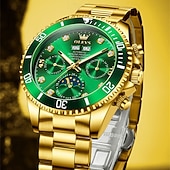 Χαμηλού Κόστους Μηχανικά Ρολόγια-Το Νέο Ρολόι Επιχειρηματικού Στυλ Olevs Με Λαμπερό Συνεχές Ημερολόγιο Αυτόματο Μηχανικό Ρολόι Μόδα Και Καθημερινό Αδιάβροχο Φάντασμα Ανδρικό Σπορ Ρολόι