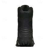 お買い得  ハイキングブーツ-通気性のあるメッシュパネルと頑丈なソールを備えたメンズライトブラウンのタクティカルコンバットブーツ。ハイキング、ハンティング、サバイバルトレーニングに最適な耐久性のあるミリタリースタイルのフットウェア。