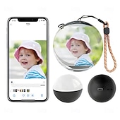 levne Dárkové předměty-Vánoční dárková ozdoba z magické křišťálové koule, držte dýchající vzpomínky v ruce, 2,7palcový sférický video přehrávač, nahrávatelná videa &amp;fotografie z počítače &amp;personalizovaný dárek pro chytrý