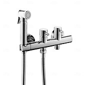 baratos Torneiras de Banheira-Bidé torneira Cromado Auto-limpeza Moderna