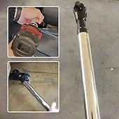olcso Járműszolgáltatás-6 az 1-ben eltolt hosszabbítókulcs, elektromos racsnis kulcs levehető adapterrel, kompatibilis 1/2", 1/4" és 3/8" dugókulcsokkal, akkus ütvecsavarozó hosszabbító rúd autószerelő szerszámokhoz