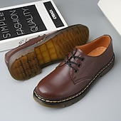 economico Scarpe Derby-scarpe derby da uomo in similpelle verde – stile classico con lacci e accenti gialli, ideali per occasioni casual eleganti e semi-formali