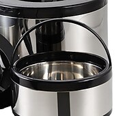 economico Set da Cucina-Contenitore termico per alimenti in acciaio inossidabile da 3 pezzi, contenitore termico portatile a prova di perdite per zuppa da viaggio, campeggio all&#039;aperto, bianco