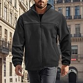 Herre Utendørs jakke Fleece-jakke Formell Hjem Hold Varm Lomme Grunnleggende Vår Høst Helfarge Aktiv Nøytral Skjortekrage Normal Mørkegrå Svart Hvit Lilla Oransje Jakker billige Uformelle jakker-Herre Utendørs jakke Fleece-jakke Formell Hjem Hold Varm Lomme Grunnleggende Vår Høst Helfarge Aktiv Nøytral Skjortekrage Normal Mørkegrå Svart Hvit Lilla Oransje Jakker