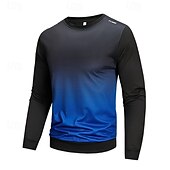 cheap Basic Sweatshirts-Men's Sweatshirt Pullover Blue Red Royal Blue Green Gray Crew Neck Plain Casual Daily Sports &amp; Outdoor Polyester Streetwear Cool Sportswear Spring &amp;  Fall Clothing Apparel Hoodies Sweatshirts  Long